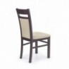 GERARD2 krzesło ciemny orzech / tap: Torent Beige 