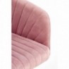 FRESCO fotel młodzieżowy różowy velvet 