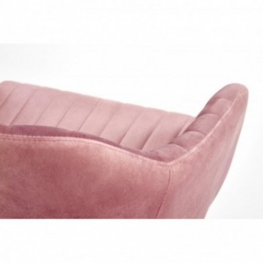 FRESCO fotel młodzieżowy różowy velvet 