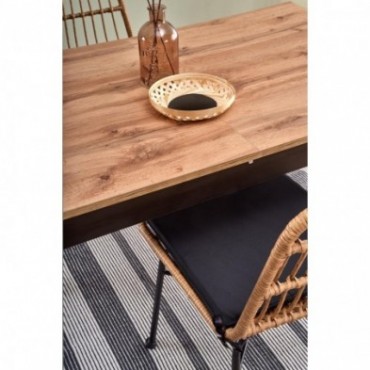 GREG stół rozkładany kolor dąb wotan/czarny 