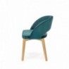 MARINO krzesło dąb miodowy / tap. MONOLITH 37 (ciemny zielony) 