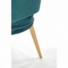 MARINO krzesło dąb miodowy / tap. MONOLITH 37 (ciemny zielony) 