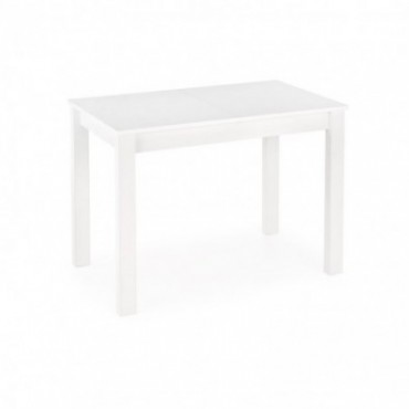 GINO stół rozkładany blat - biały, nogi - biały 
