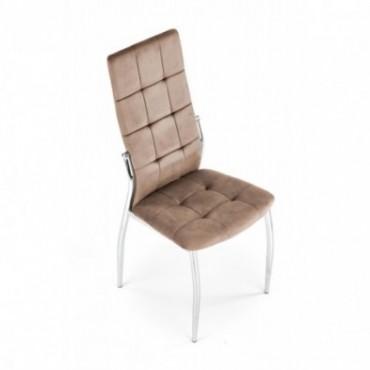 K416 krzesło beżowy velvet 
