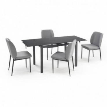 JASPER stół + 4 krzesła 