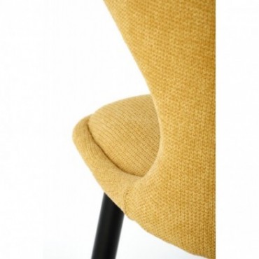 K496 krzesło musztardowy 