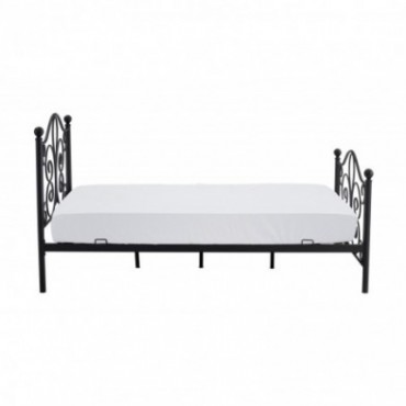 PANAMA 120 cm łóżko metalowe czarny 