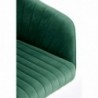 FRESCO fotel młodzieżowy ciemny zielony velvet 
