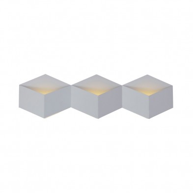  Cube Kinkiet Incl. 3xLed 3W Biały 