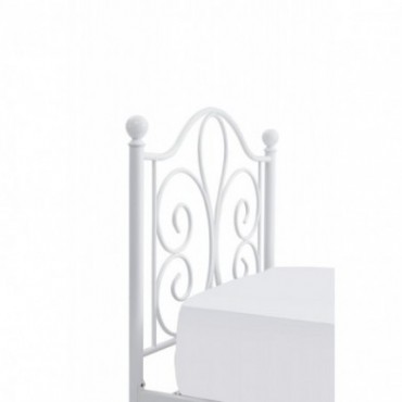 PANAMA 90 cm łóżko metalowe biały 