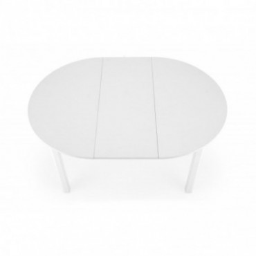 RINGO stół kolor blat - biały, nogi - biały (102-142x102x76 cm) 