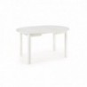 RINGO stół kolor blat - biały, nogi - biały (102-142x102x76 cm) 