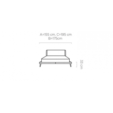 Łóżko Tessina 180x200 cm