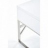 B32 biurko biały-chrom 
