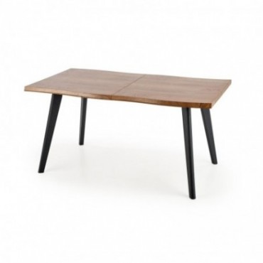 DICKSON stół rozkładany 150-210/90 cm, blat - naturalny, nogi - czarny 