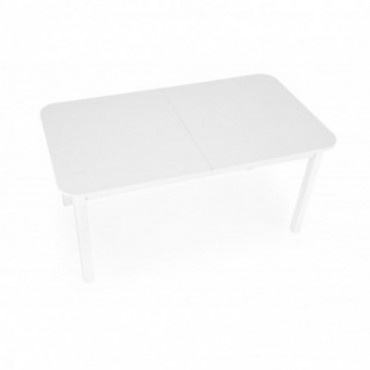 FLORIAN stół rozkładany blat - biały, nogi - biały 
