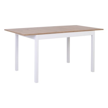 Stół rozkładany Salga dąb artisan/biały