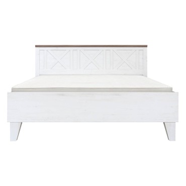 Zestaw łóżko Stockholm ze stelażem i materacem Merida 160x200
