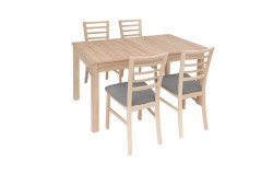Zestaw stół z krzesłami Bryk