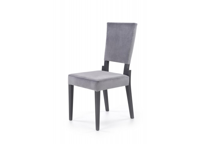 SORBUS krzesło, tapicerka - popielaty, nogi - grafitowe 