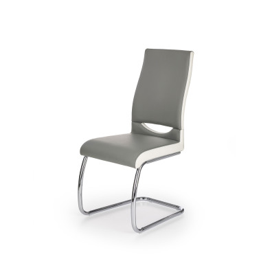 K259 krzesło popiel / biały 